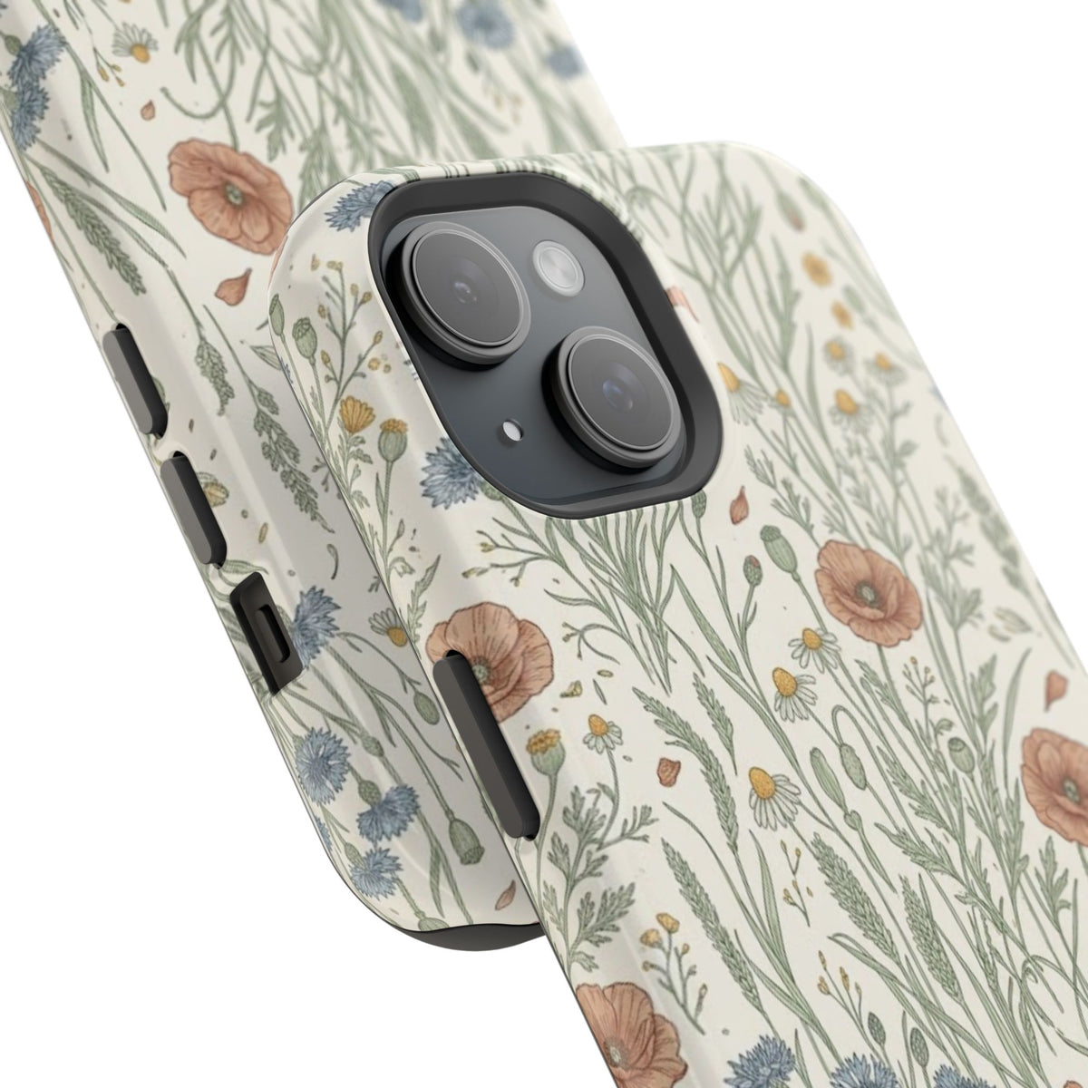 Vintage Wildflower Floral Field - Impact Resistant Phone Case