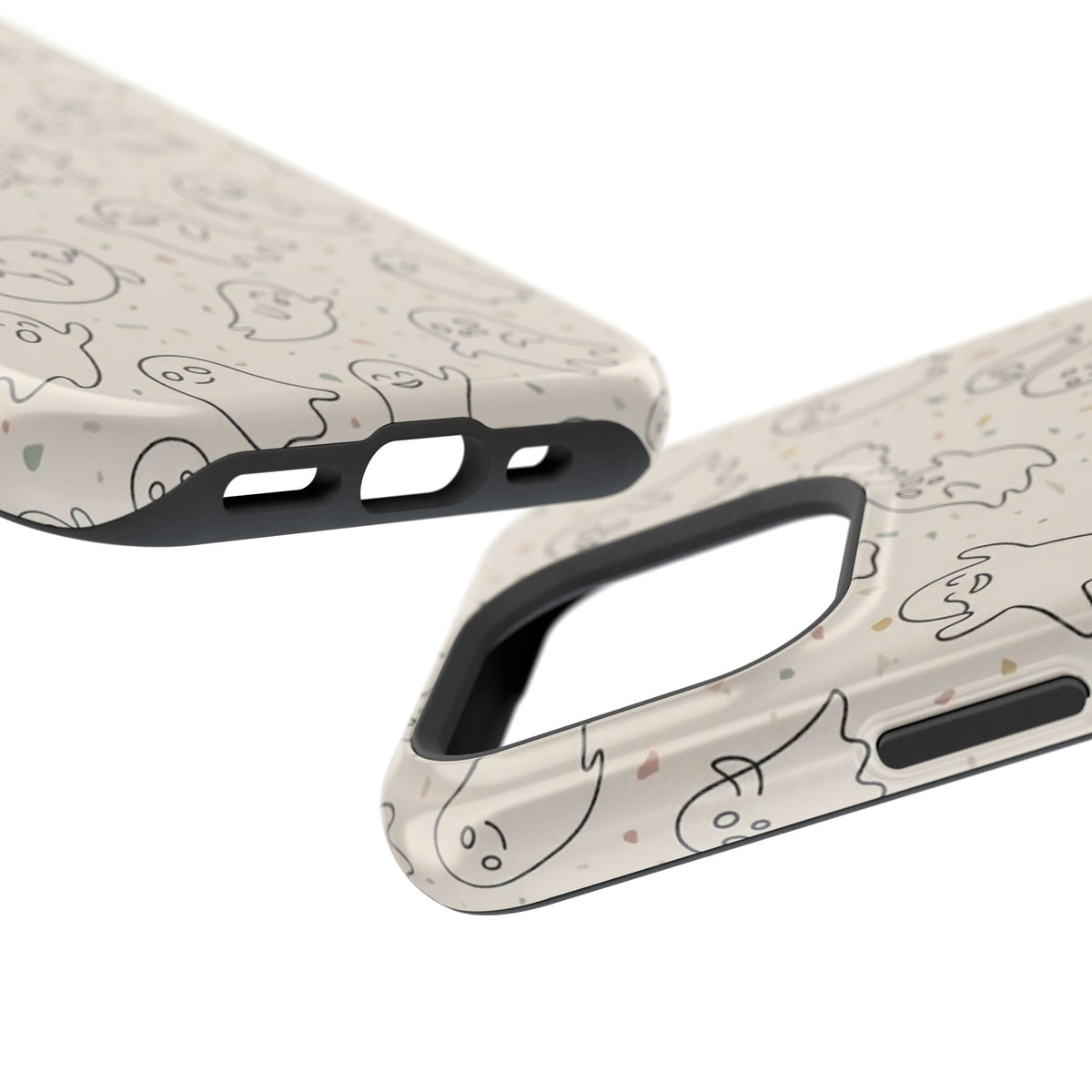 Cute Ghost Pattern - Impact Resistant Phone Case