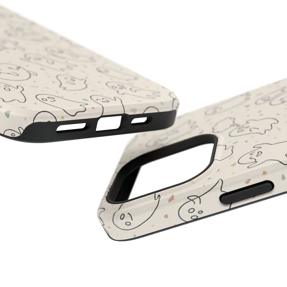 Cute Ghost Pattern - Impact Resistant Phone Case