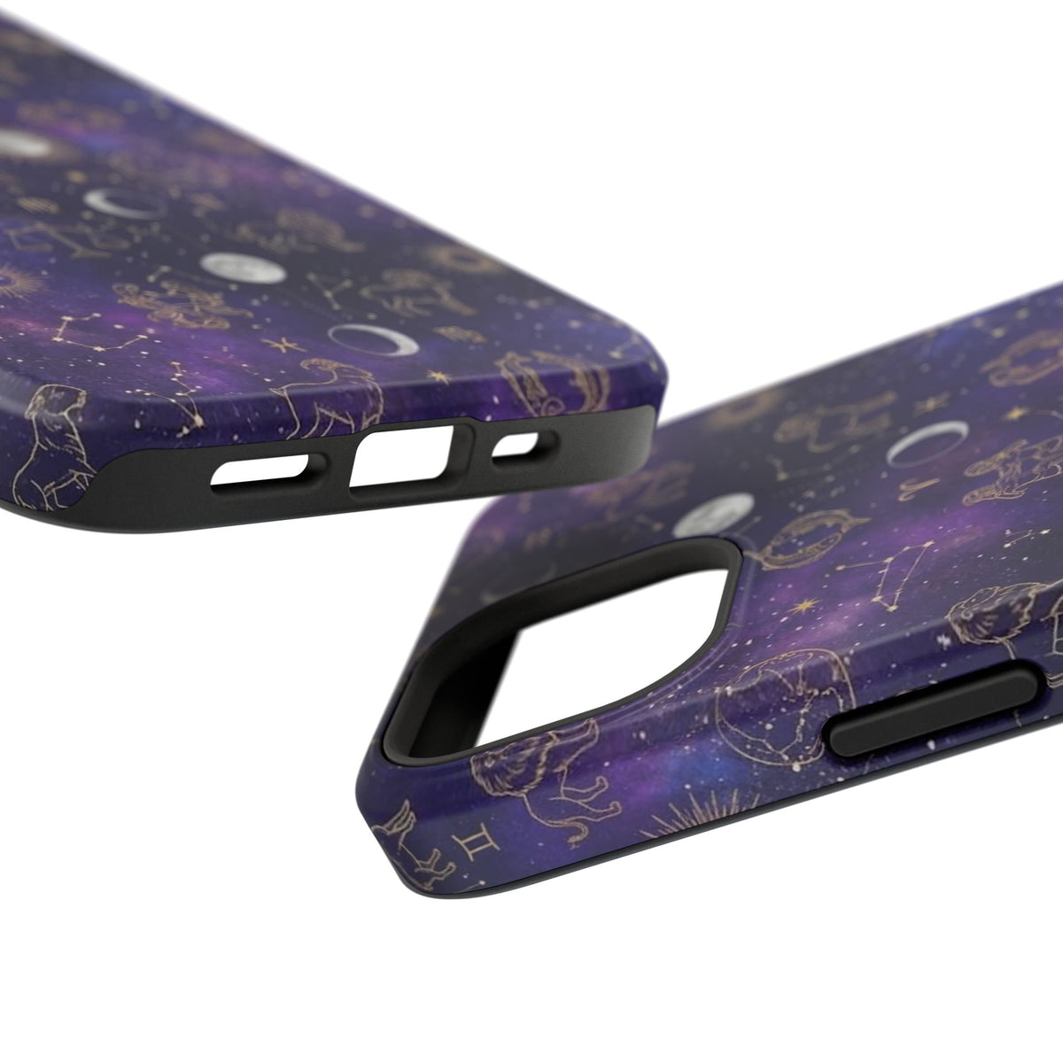 Zodiac Constellation & Moon Phases - Impact-Resistant Phone Case