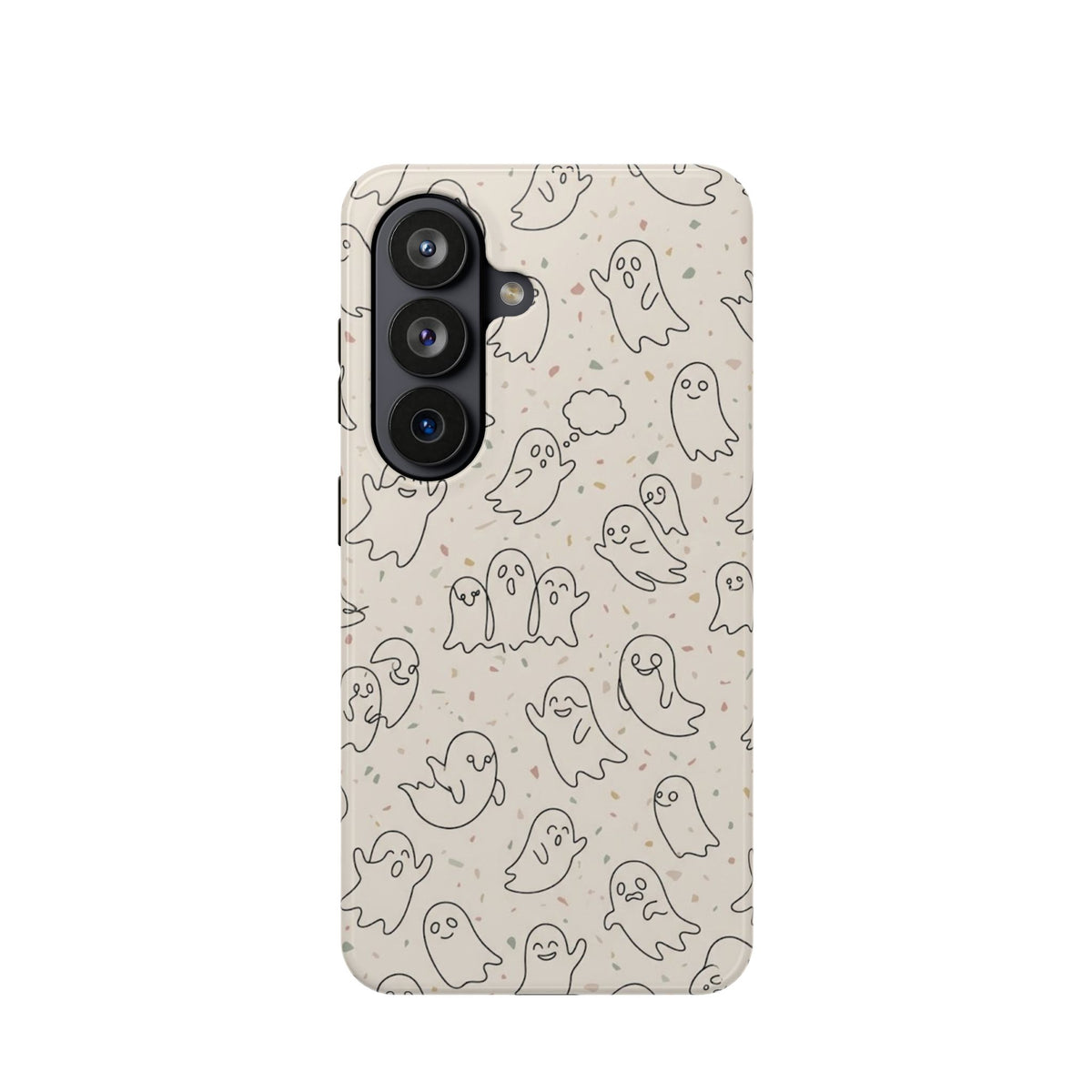 Cute Ghost Pattern - Impact Resistant Phone Case