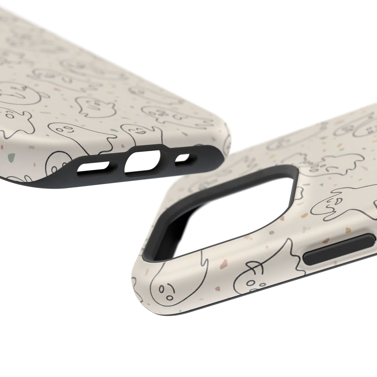 Cute Ghost Pattern - Impact Resistant Phone Case