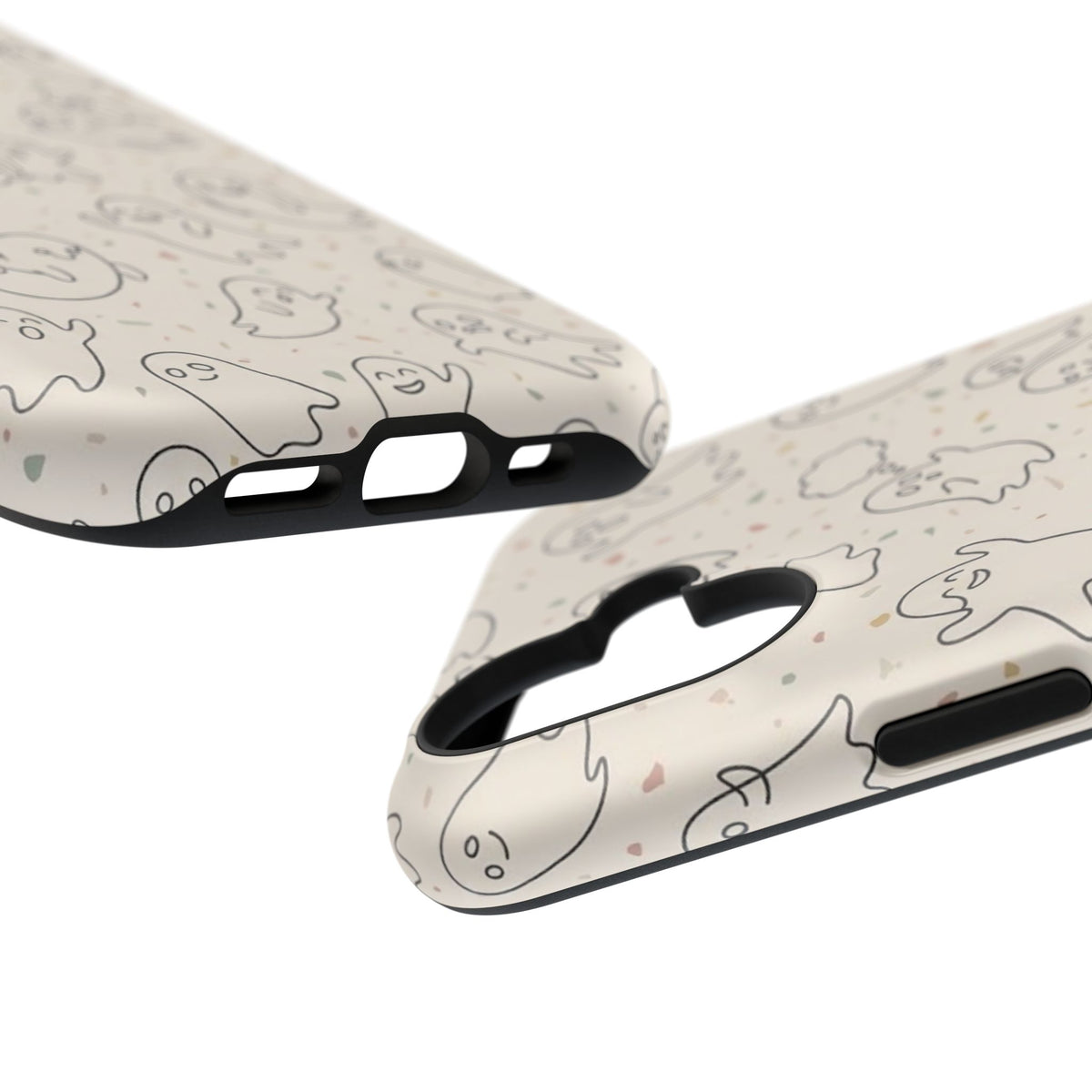 Cute Ghost Pattern - Impact Resistant Phone Case