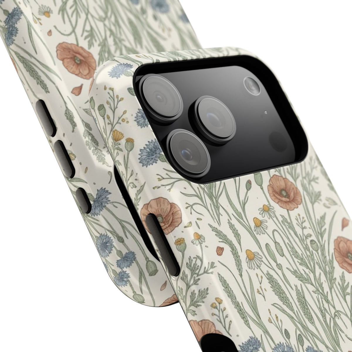 Vintage Wildflower Floral Field - Impact Resistant Phone Case
