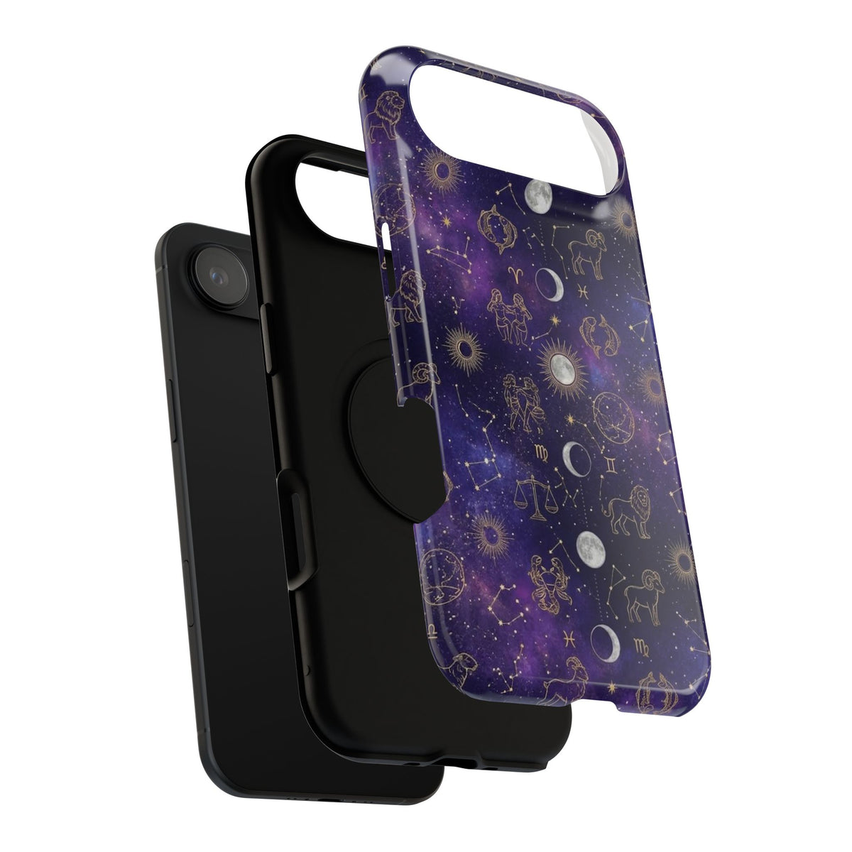Zodiac Constellation & Moon Phases - Impact-Resistant Phone Case