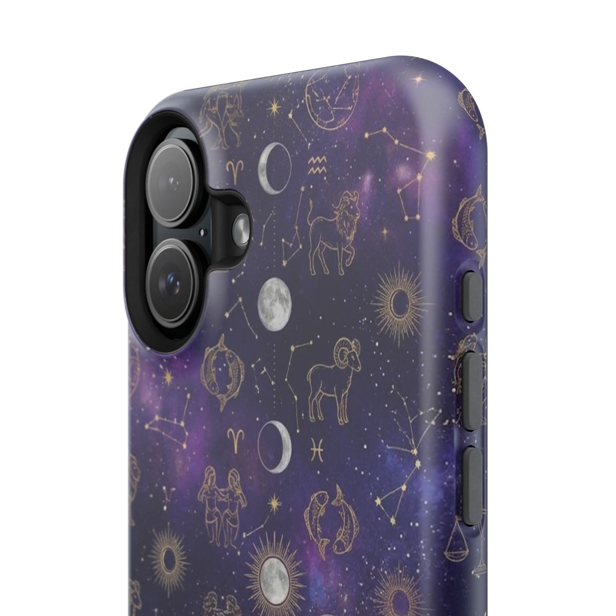 Zodiac Constellation & Moon Phases - Impact-Resistant Phone Case