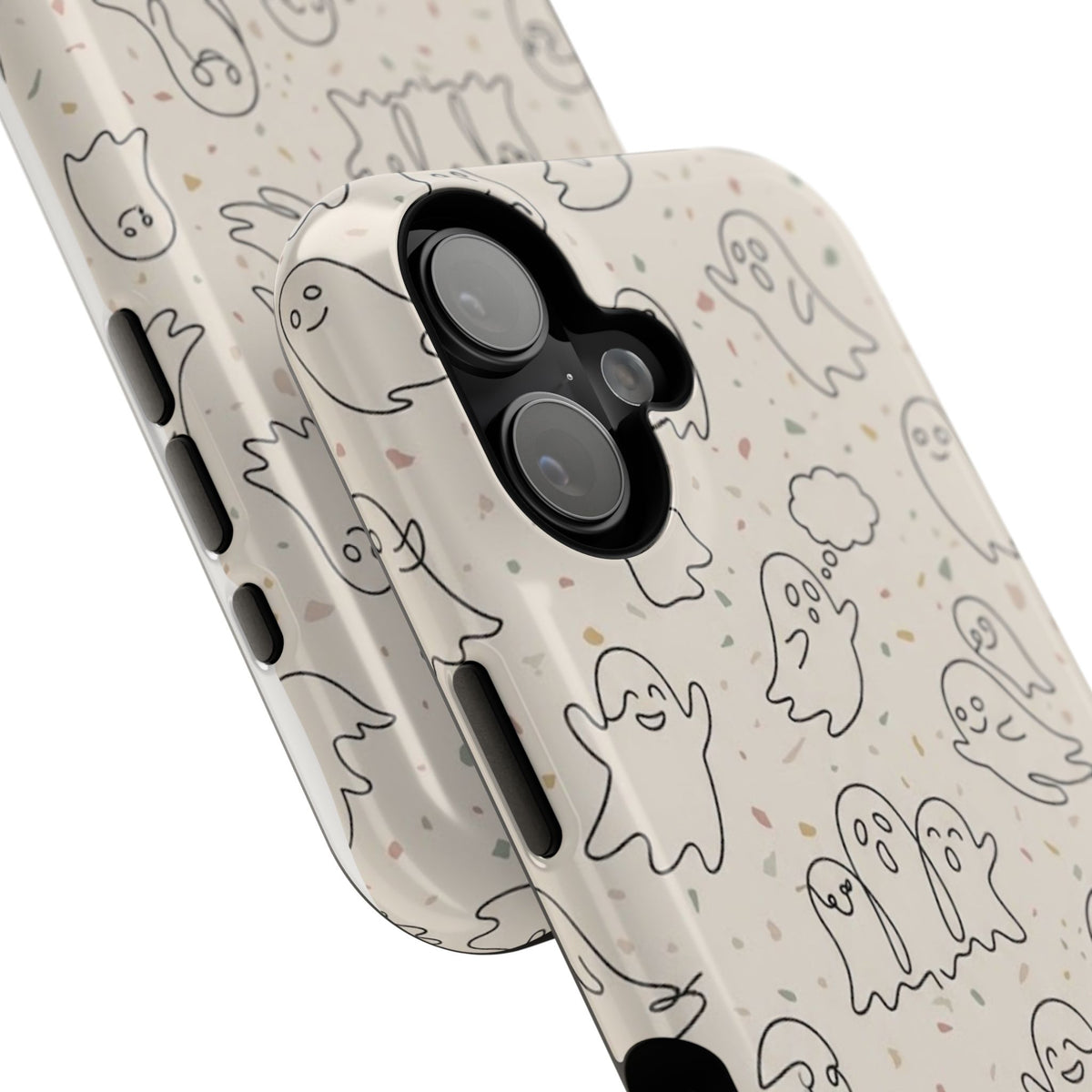 Cute Ghost Pattern - Impact Resistant Phone Case