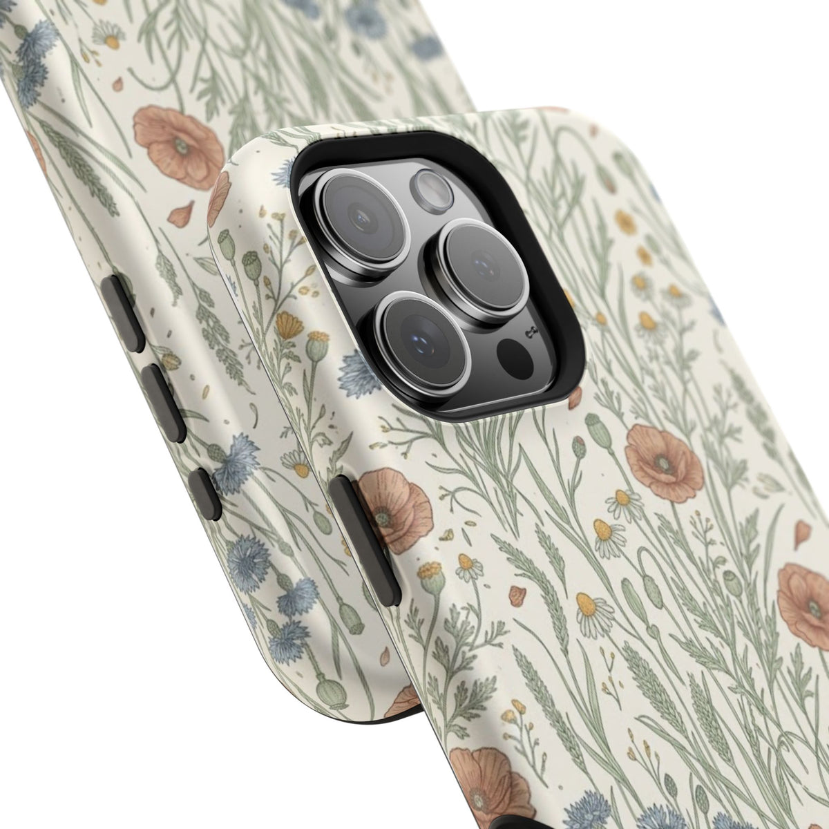 Vintage Wildflower Floral Field - Impact Resistant Phone Case