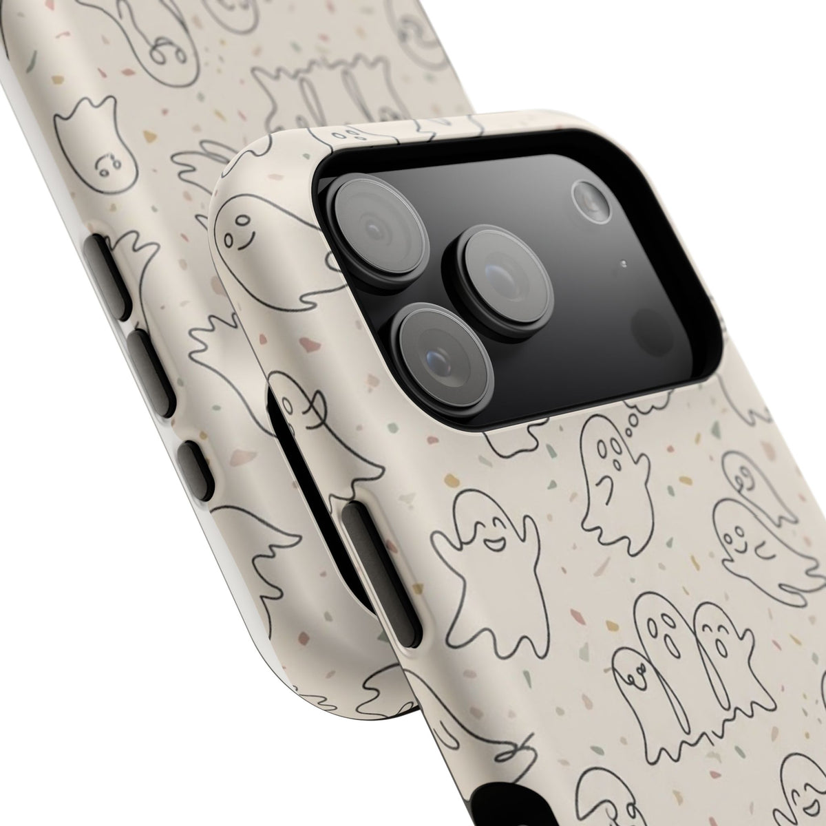 Cute Ghost Pattern - Impact Resistant Phone Case