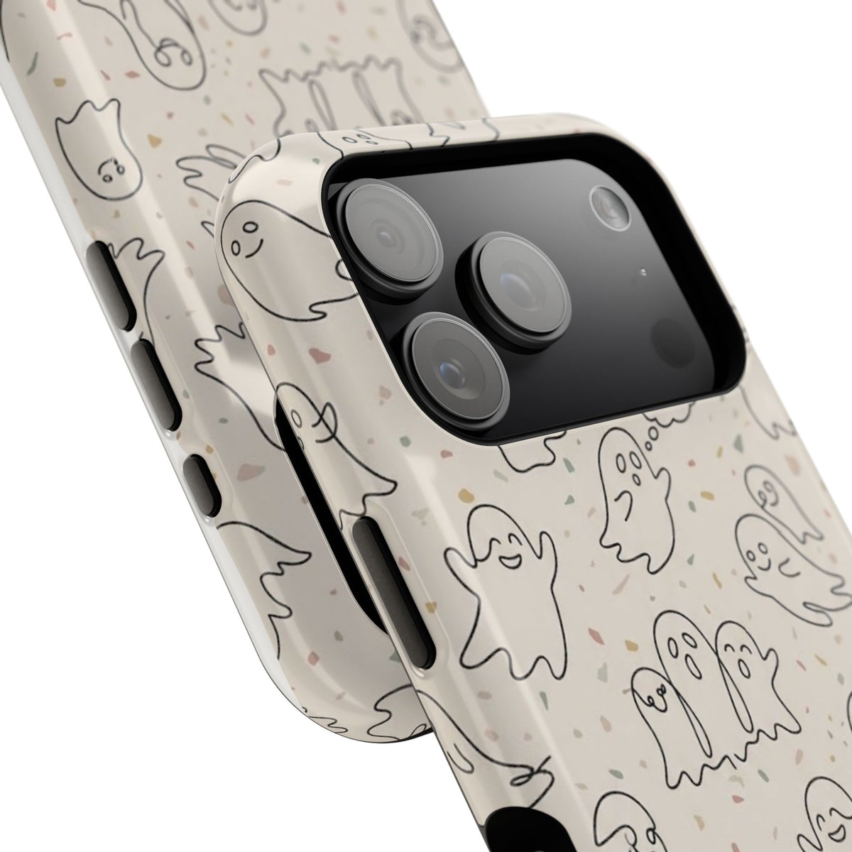 Cute Ghost Pattern - Impact Resistant Phone Case