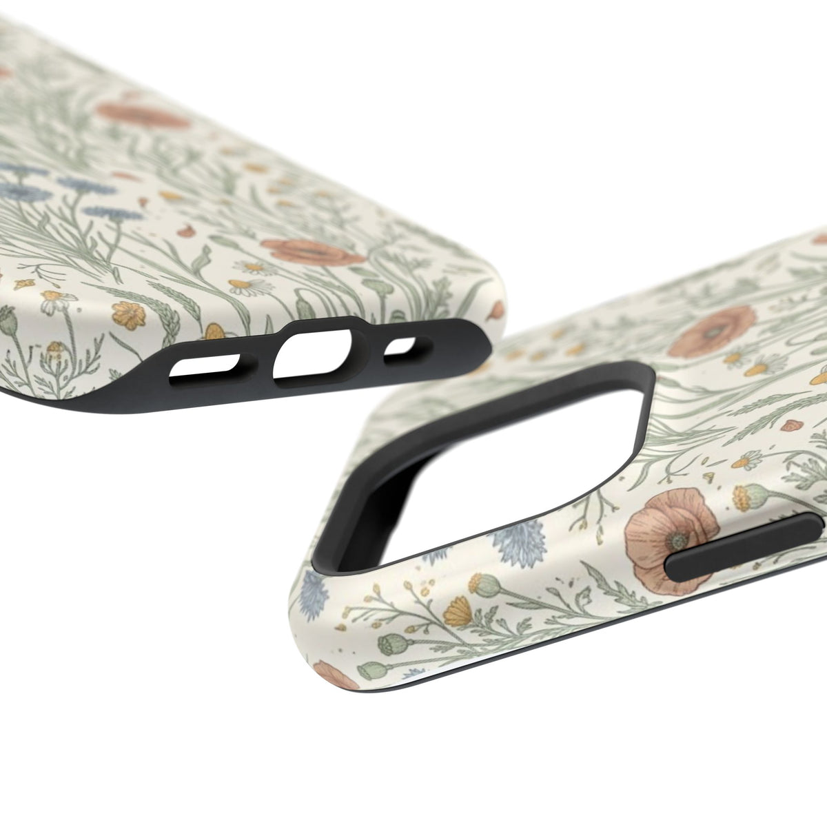 Vintage Wildflower Floral Field - Impact Resistant Phone Case