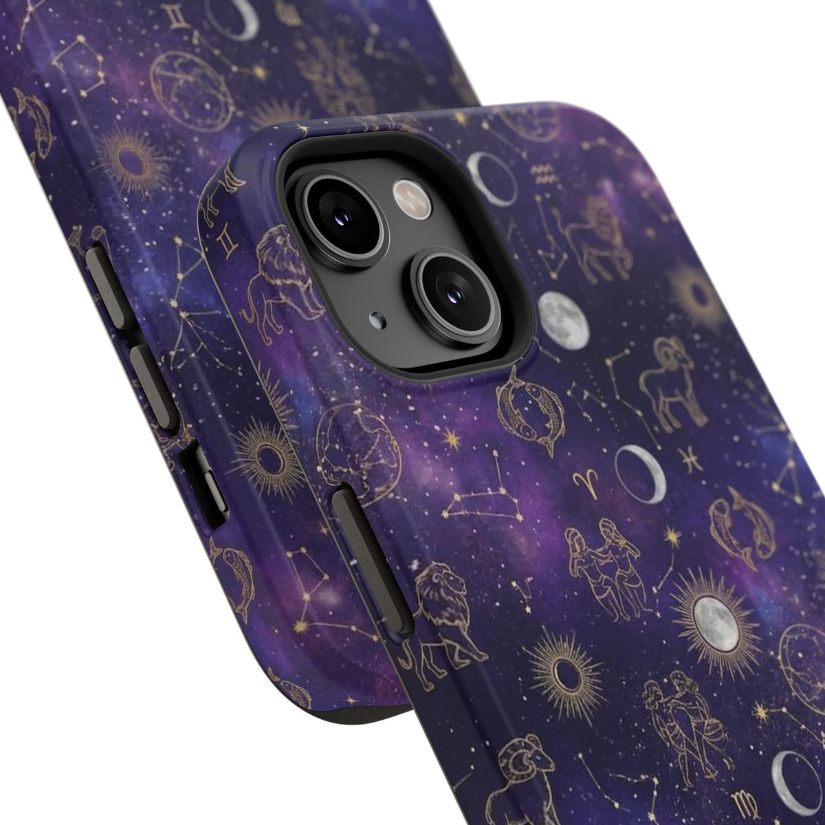 Zodiac Constellation & Moon Phases - Impact-Resistant Phone Case