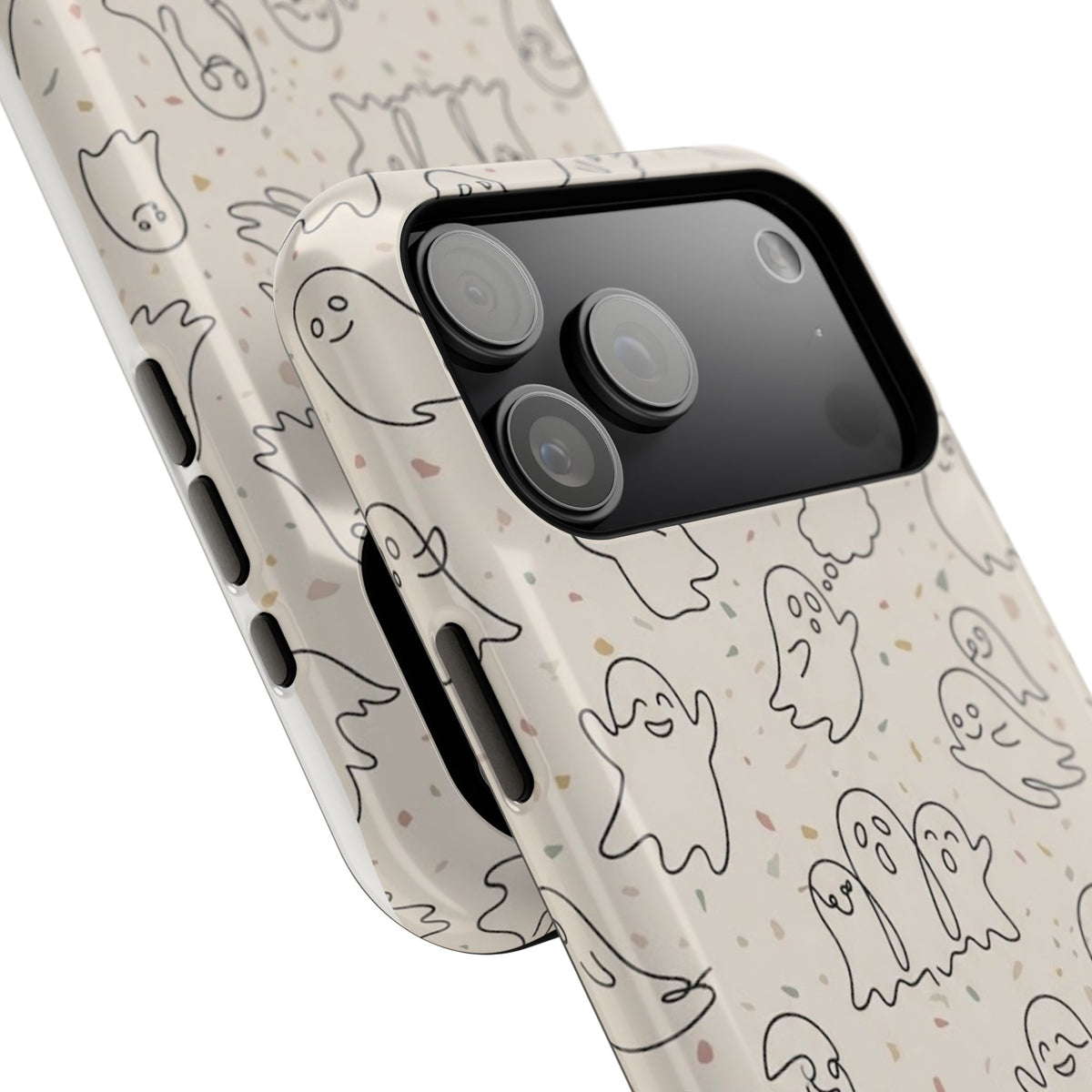 Cute Ghost Pattern - Impact Resistant Phone Case
