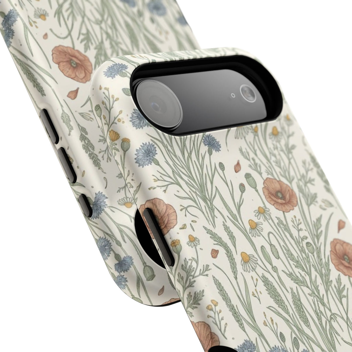 Vintage Wildflower Floral Field - Impact Resistant Phone Case