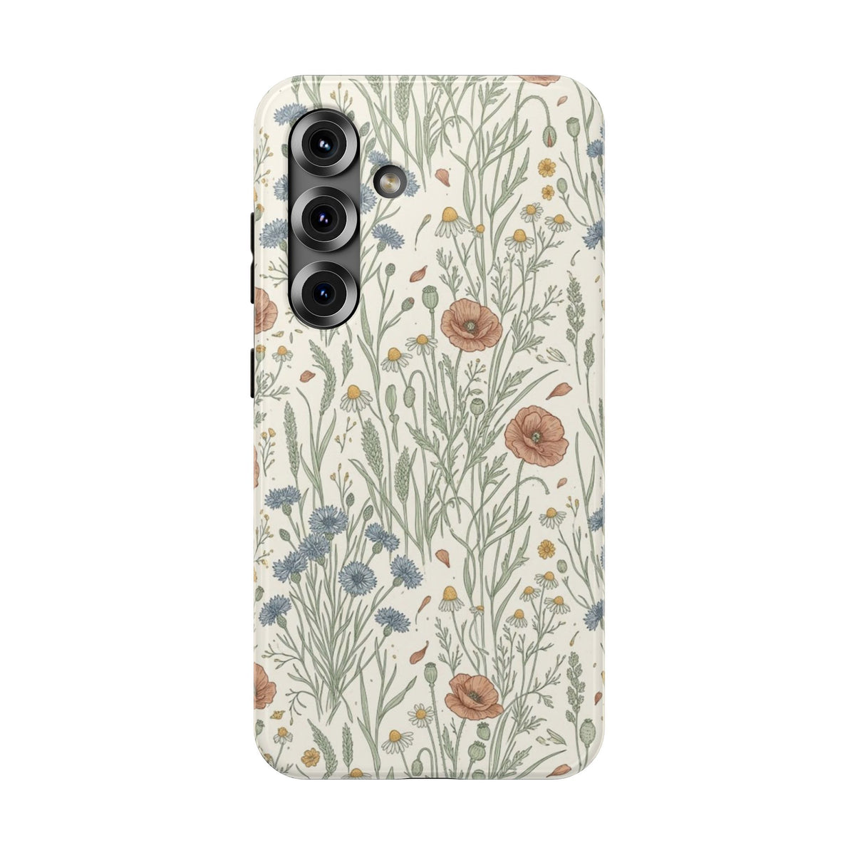 Vintage Wildflower Floral Field - Impact Resistant Phone Case