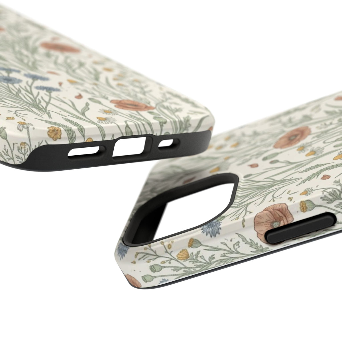 Vintage Wildflower Floral Field - Impact Resistant Phone Case