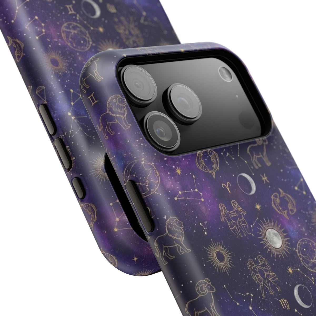 Zodiac Constellation & Moon Phases - Impact-Resistant Phone Case