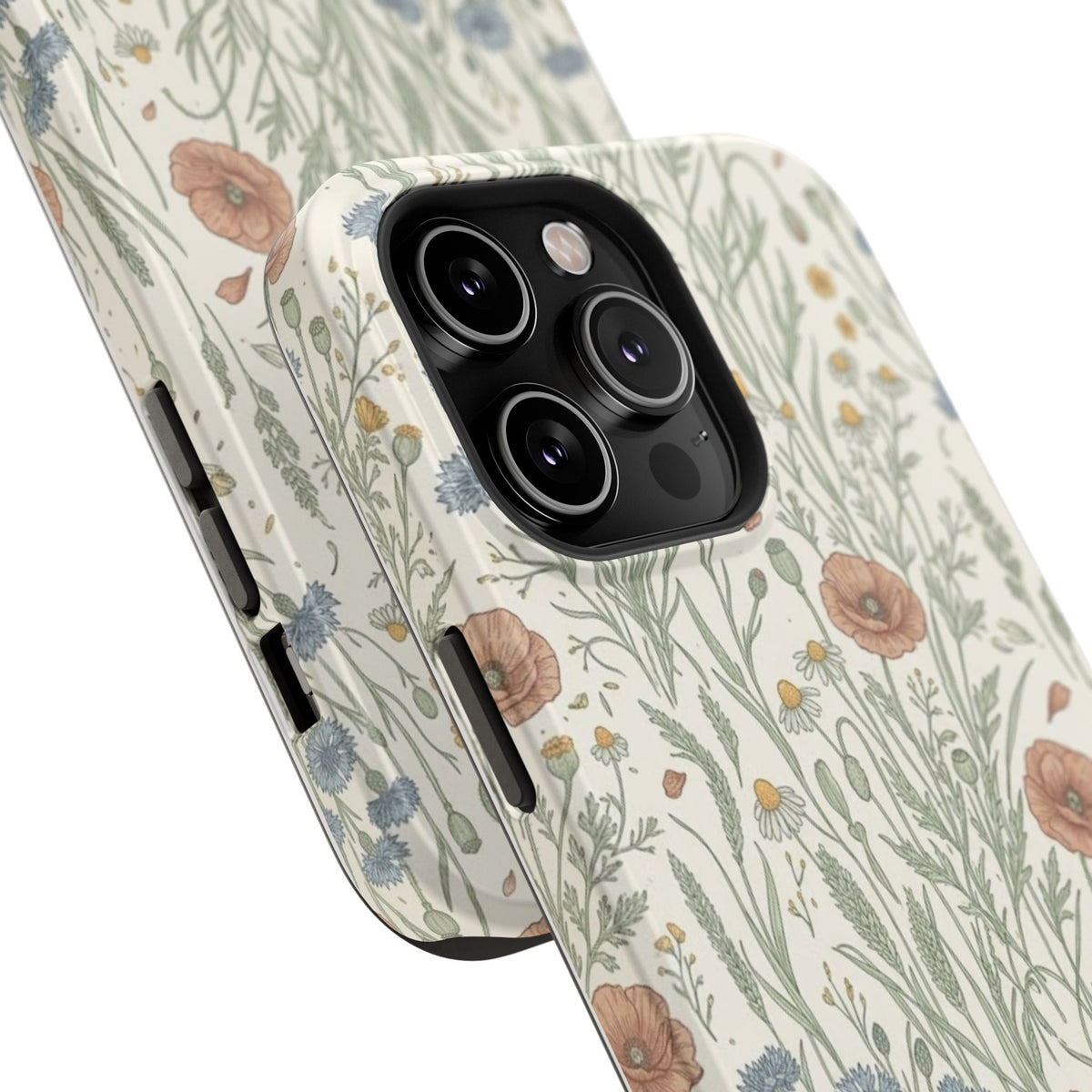Vintage Wildflower Floral Field - Impact Resistant Phone Case