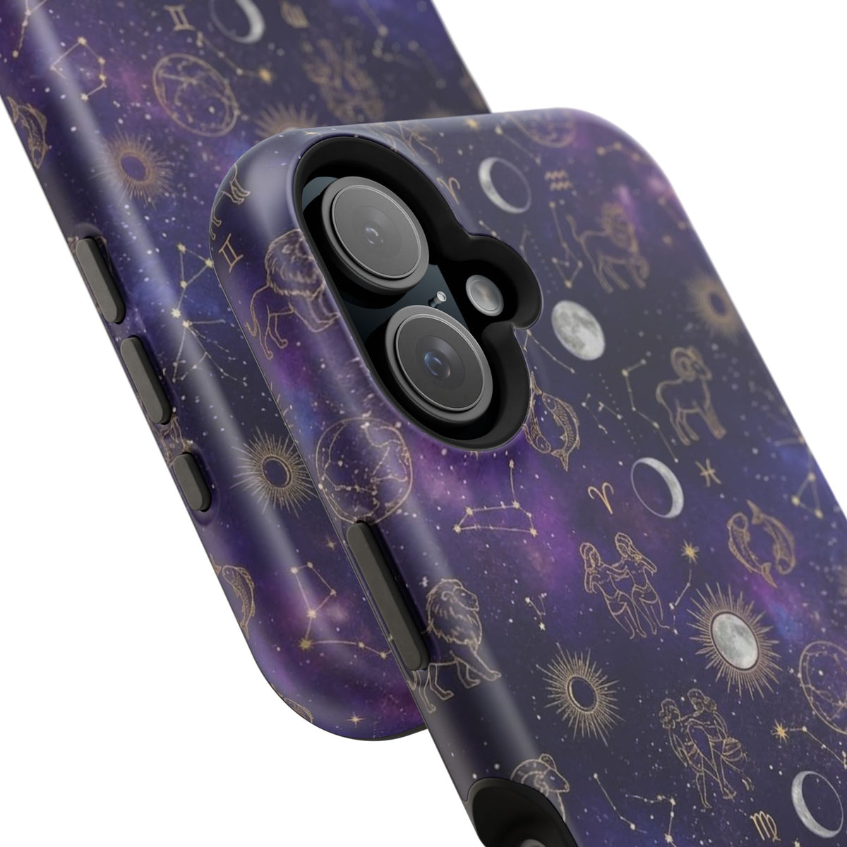 Zodiac Constellation & Moon Phases - Impact-Resistant Phone Case