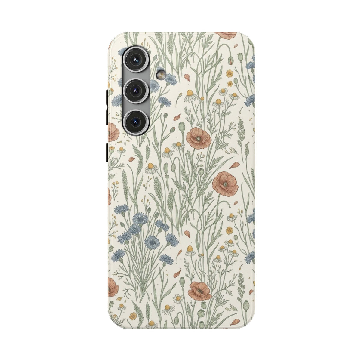 Vintage Wildflower Floral Field - Impact Resistant Phone Case