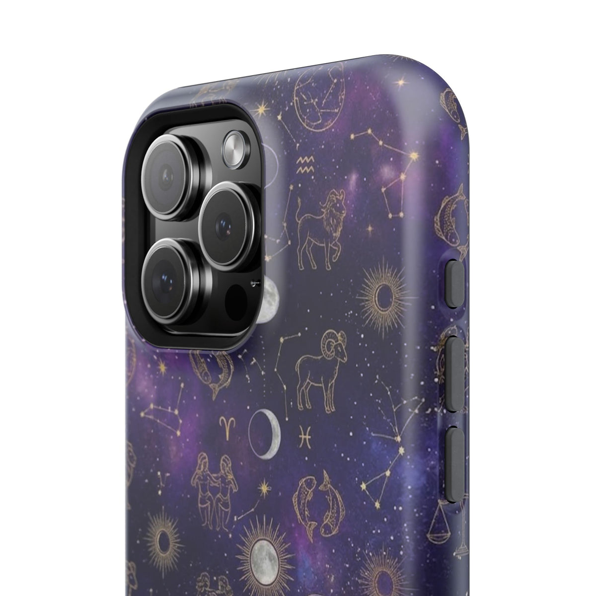 Zodiac Constellation & Moon Phases - Impact-Resistant Phone Case