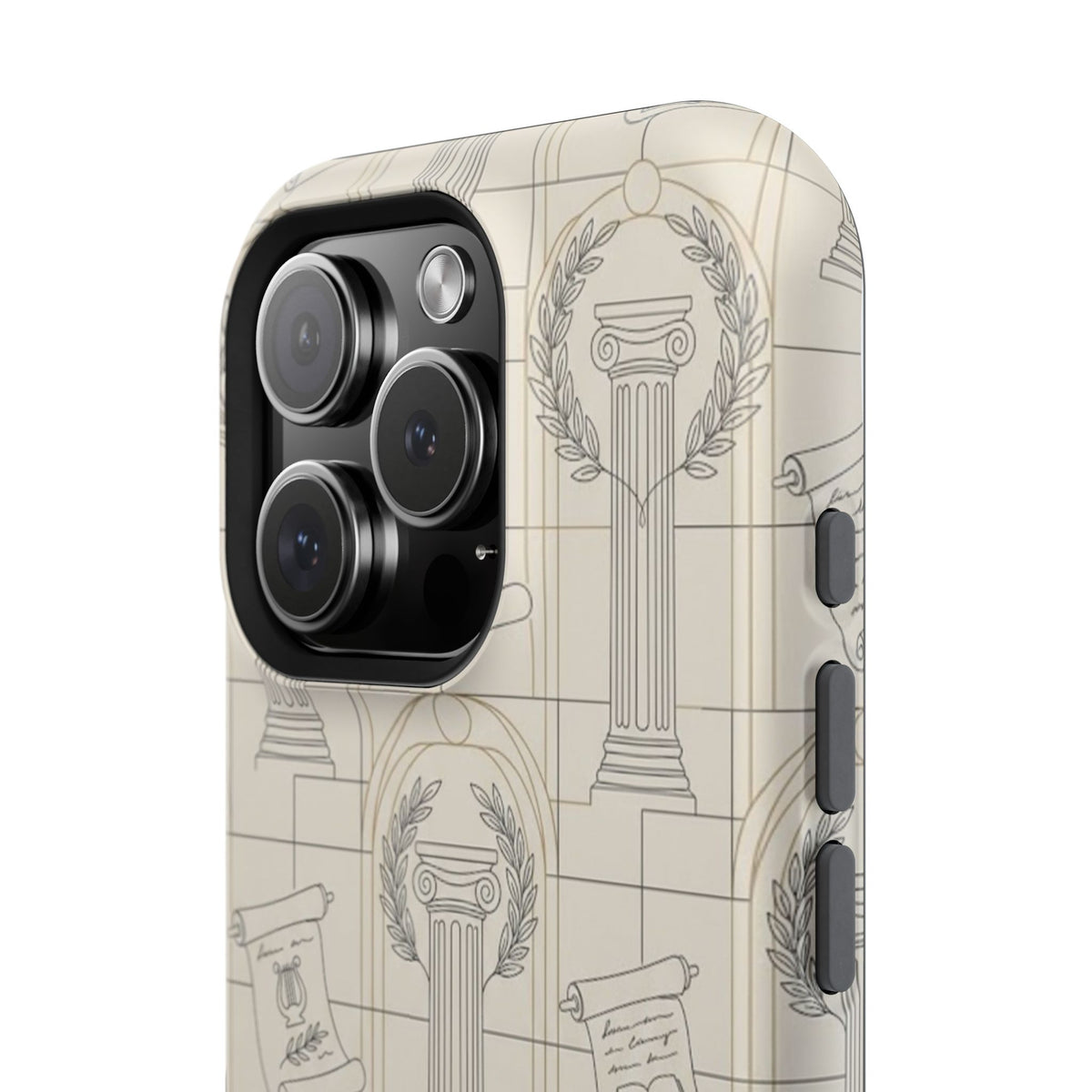 Vintage Column & Laurel Pattern Phone Case