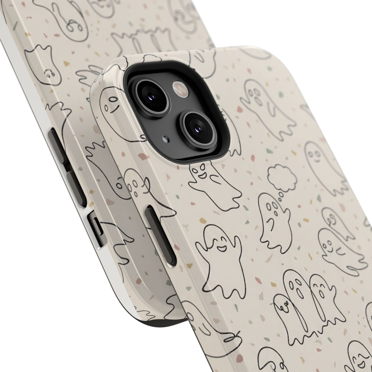 Cute Ghost Pattern - Impact Resistant Phone Case