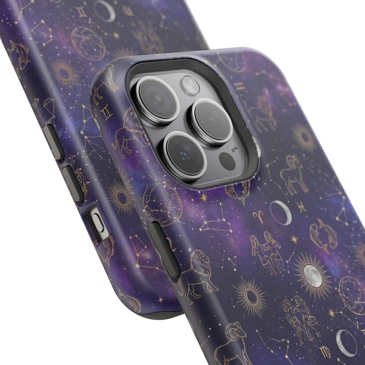 Zodiac Constellation & Moon Phases - Impact-Resistant Phone Case
