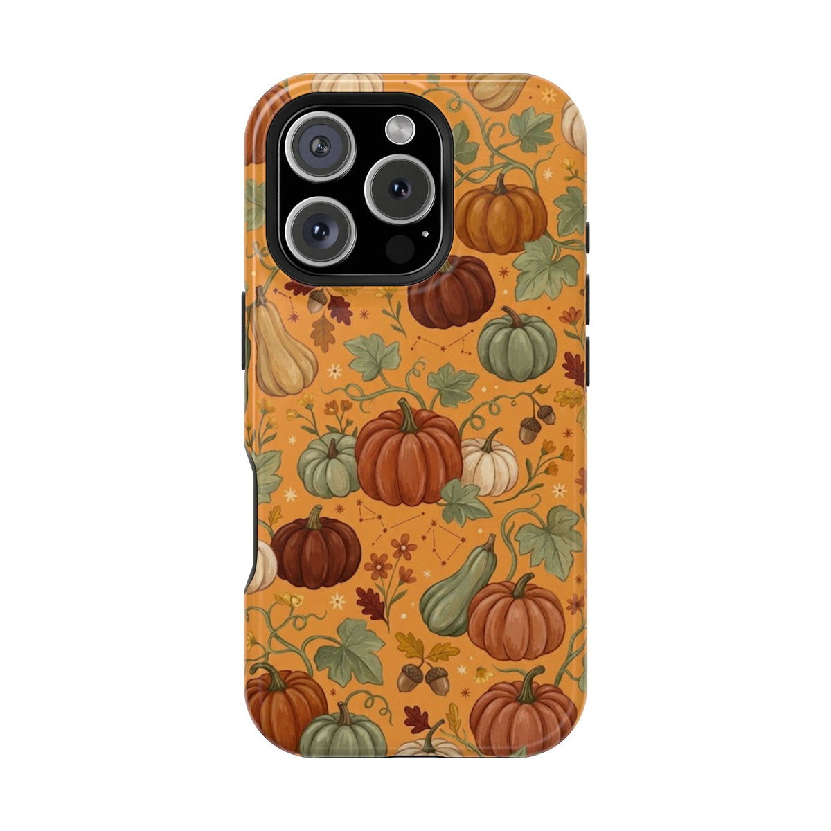 Autumn Pumpkin Pattern - Impact Resistant Phone Case