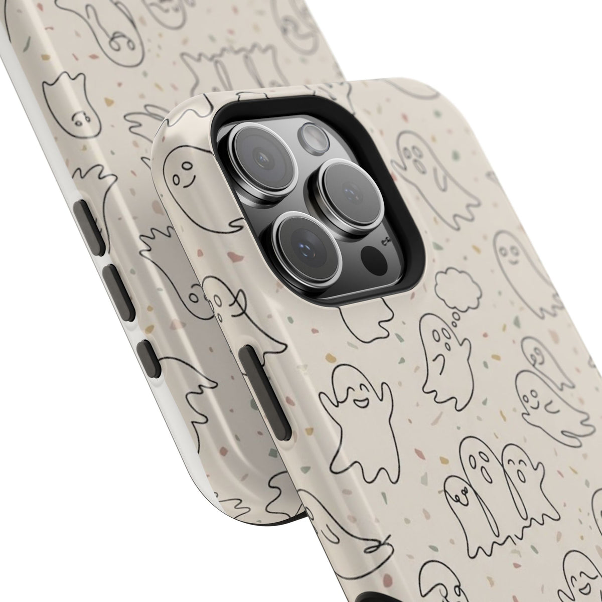 Cute Ghost Pattern - Impact Resistant Phone Case