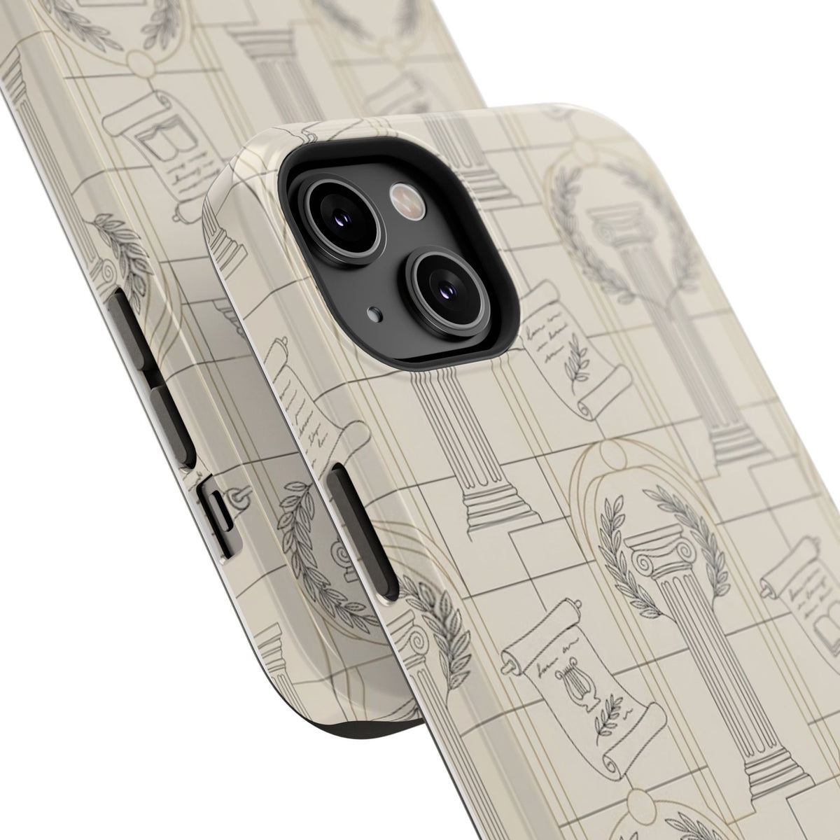 Vintage Column & Laurel Pattern Phone Case