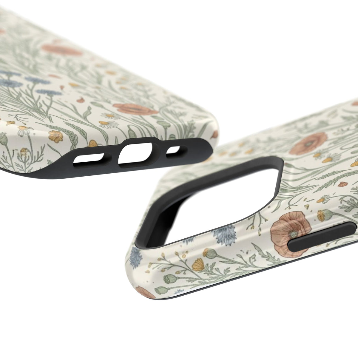 Vintage Wildflower Floral Field - Impact Resistant Phone Case