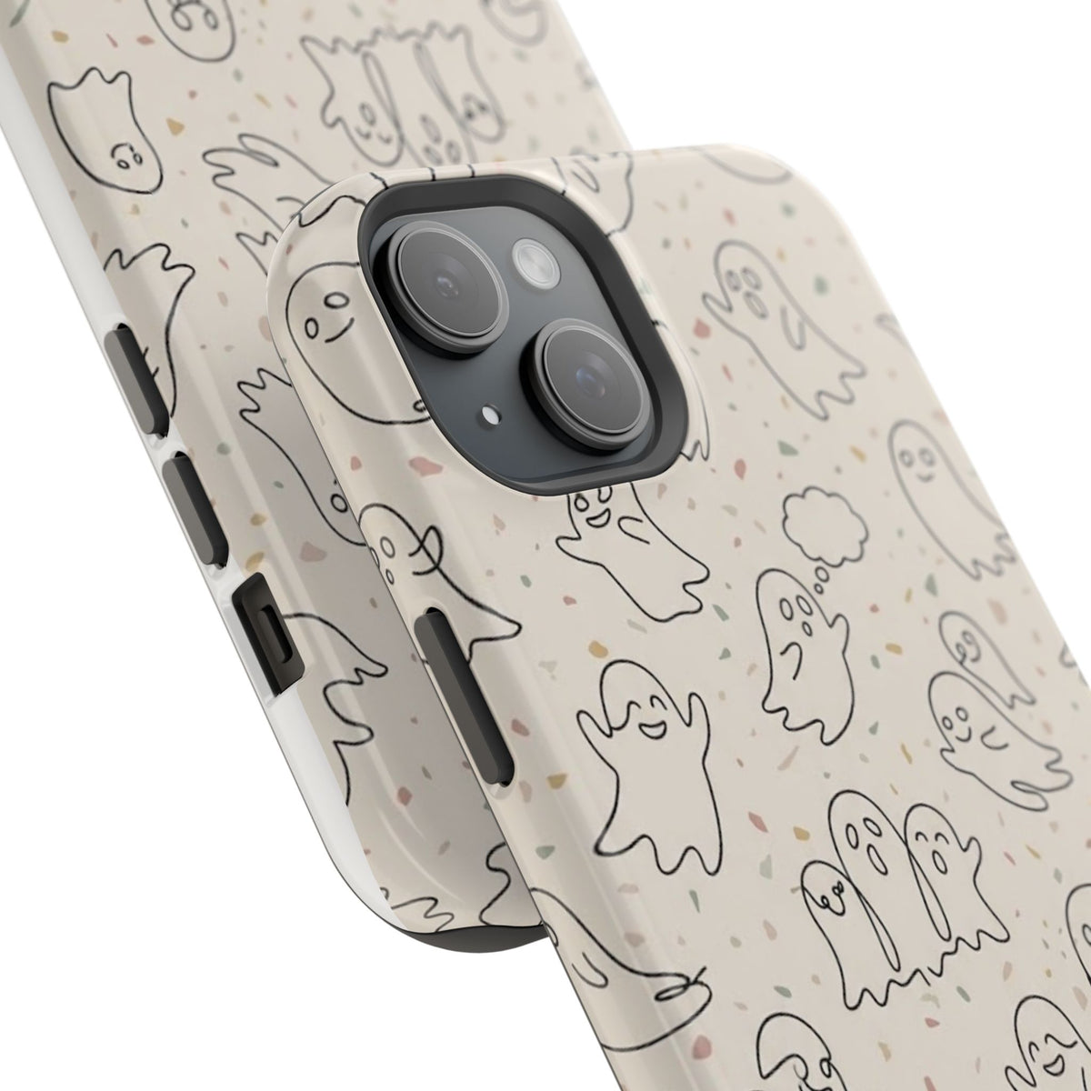 Cute Ghost Pattern - Impact Resistant Phone Case