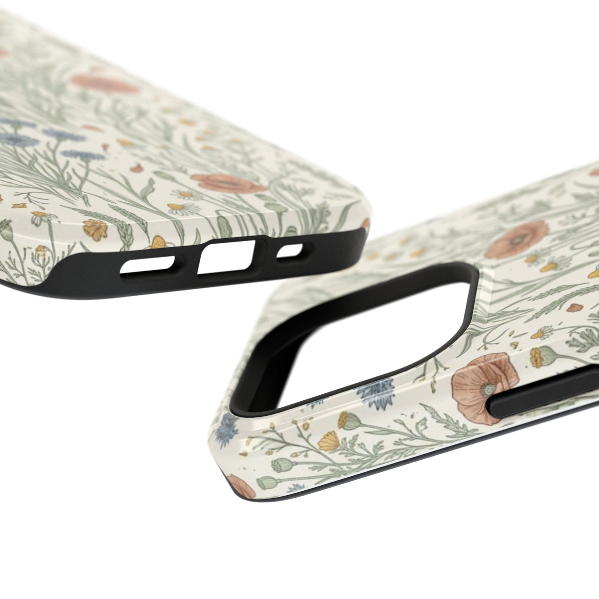 Vintage Wildflower Floral Field - Impact Resistant Phone Case