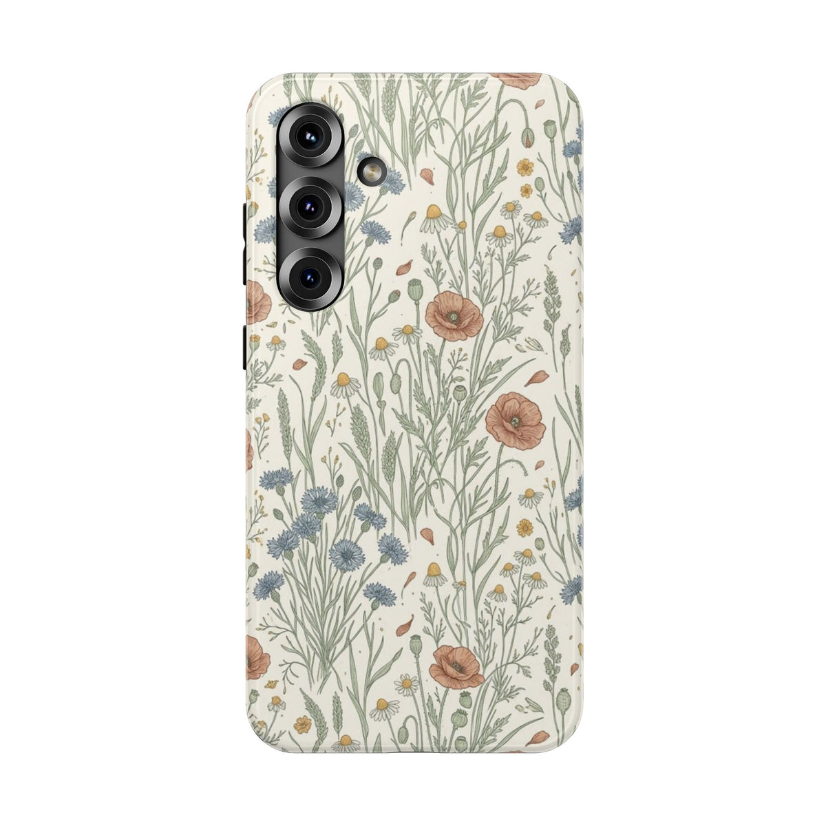 Vintage Wildflower Floral Field - Impact Resistant Phone Case