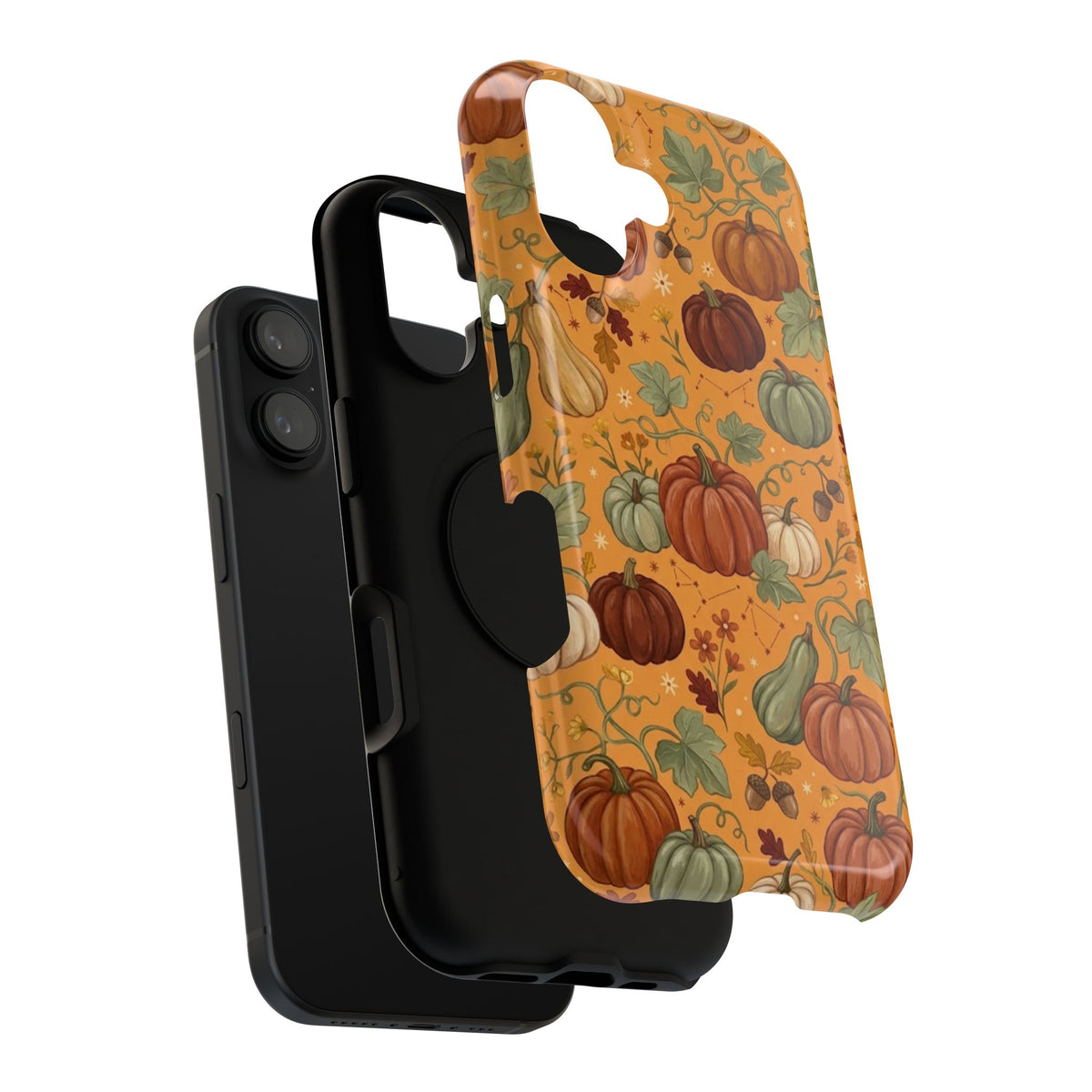 Autumn Pumpkin Pattern - Impact Resistant Phone Case