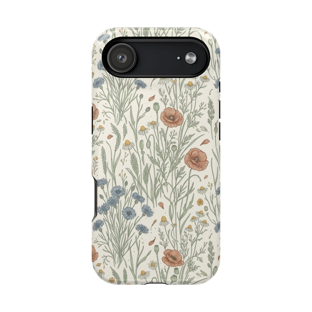 Vintage Wildflower Floral Field - Impact Resistant Phone Case