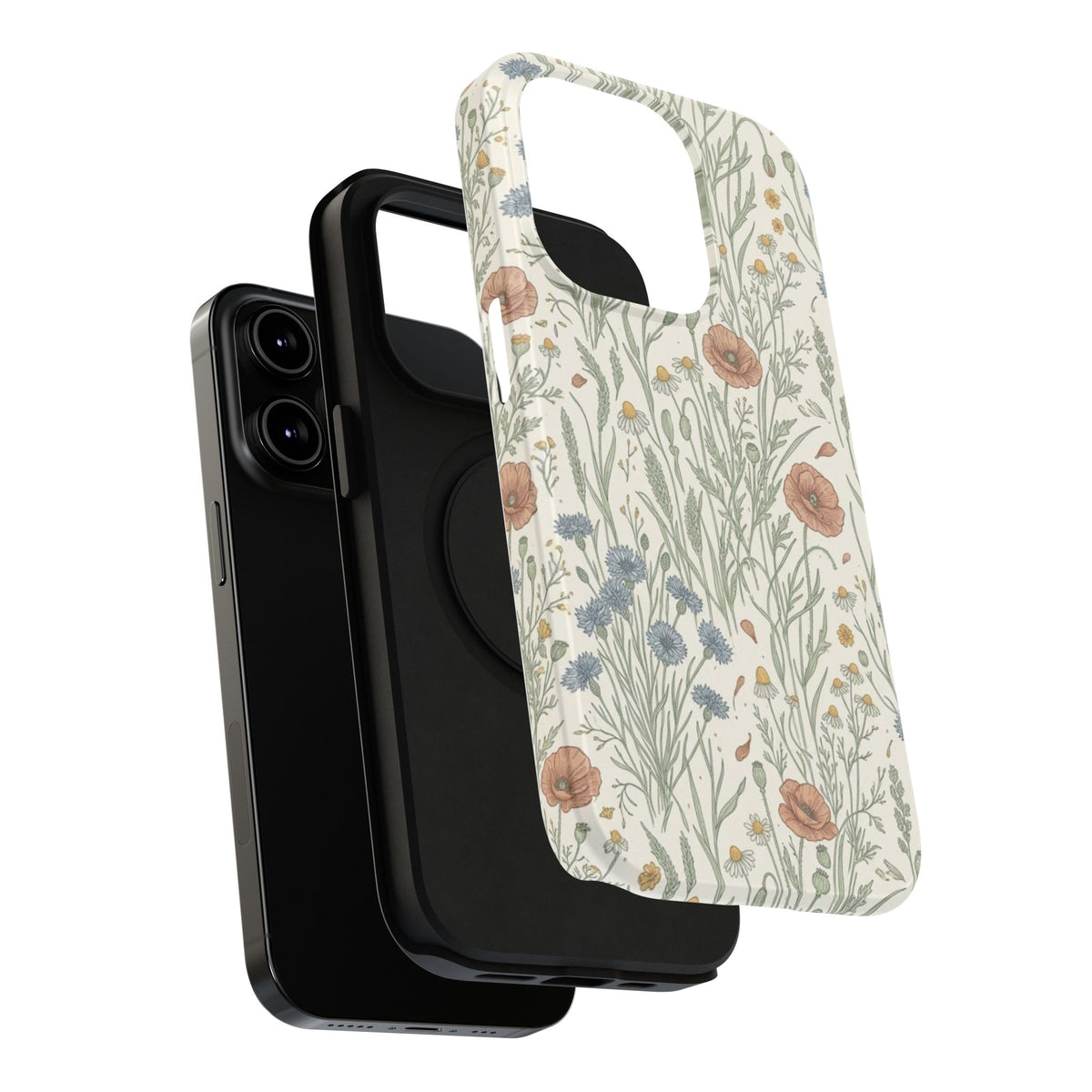 Vintage Wildflower Floral Field - Impact Resistant Phone Case