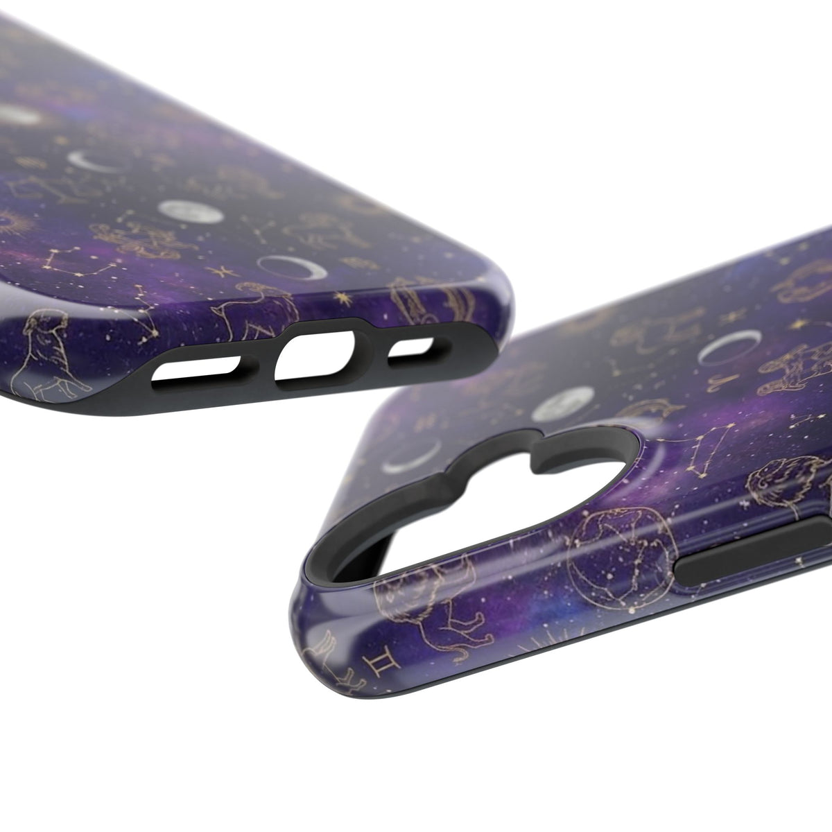 Zodiac Constellation & Moon Phases - Impact-Resistant Phone Case