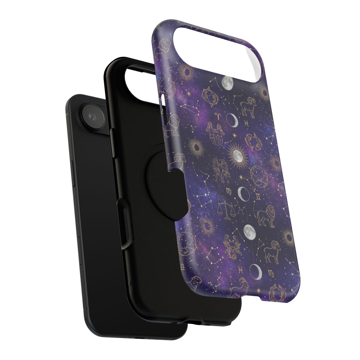 Zodiac Constellation & Moon Phases - Impact-Resistant Phone Case