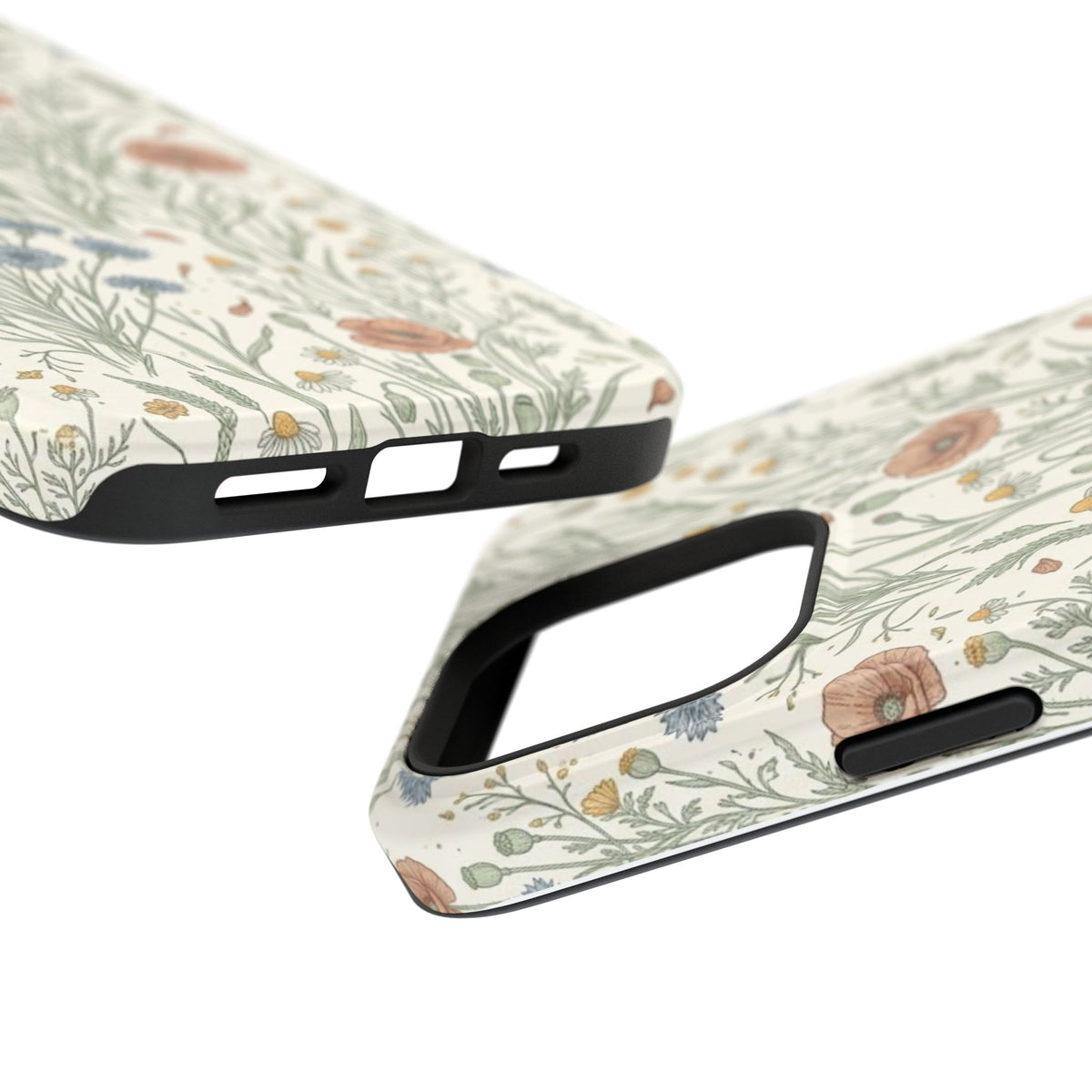 Vintage Wildflower Floral Field - Impact Resistant Phone Case