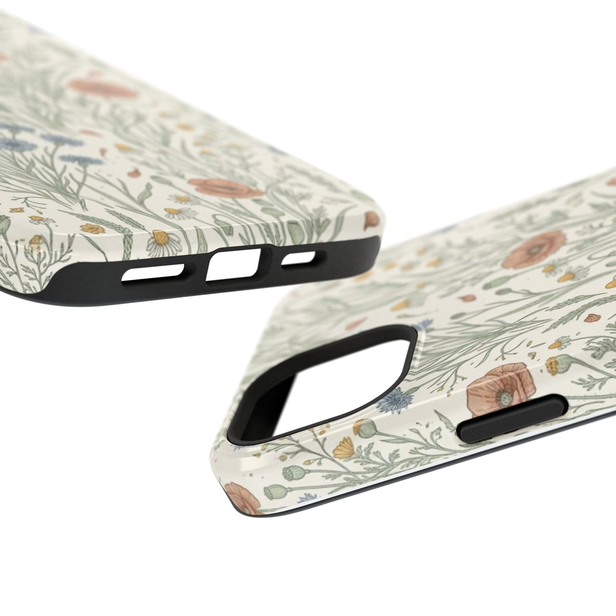 Vintage Wildflower Floral Field - Impact Resistant Phone Case