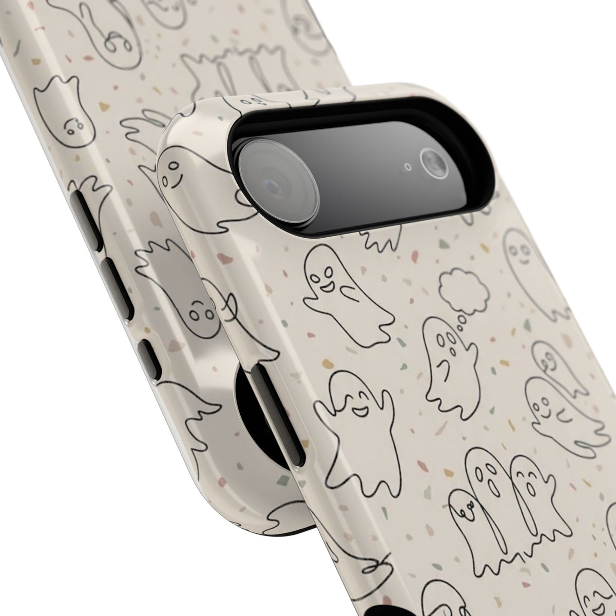 Cute Ghost Pattern - Impact Resistant Phone Case