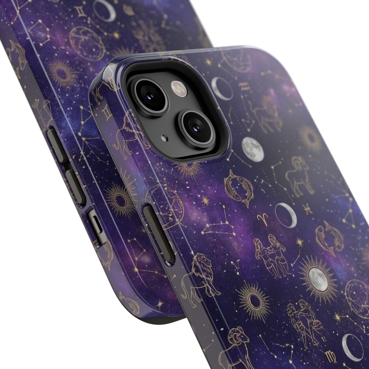 Zodiac Constellation & Moon Phases - Impact-Resistant Phone Case