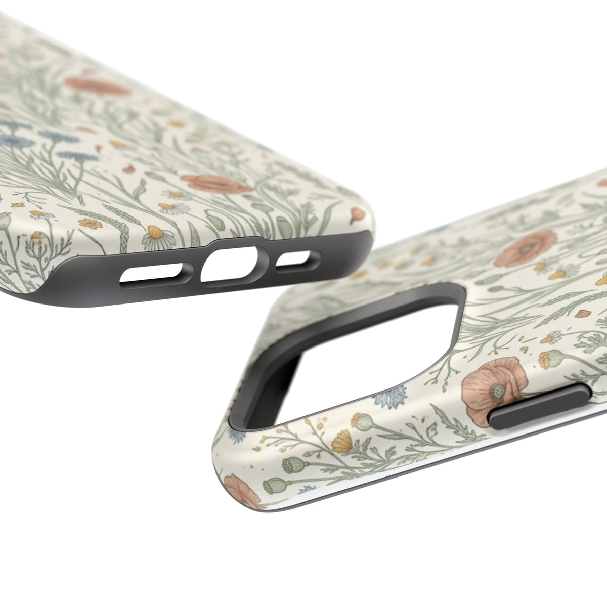 Vintage Wildflower Floral Field - Impact Resistant Phone Case