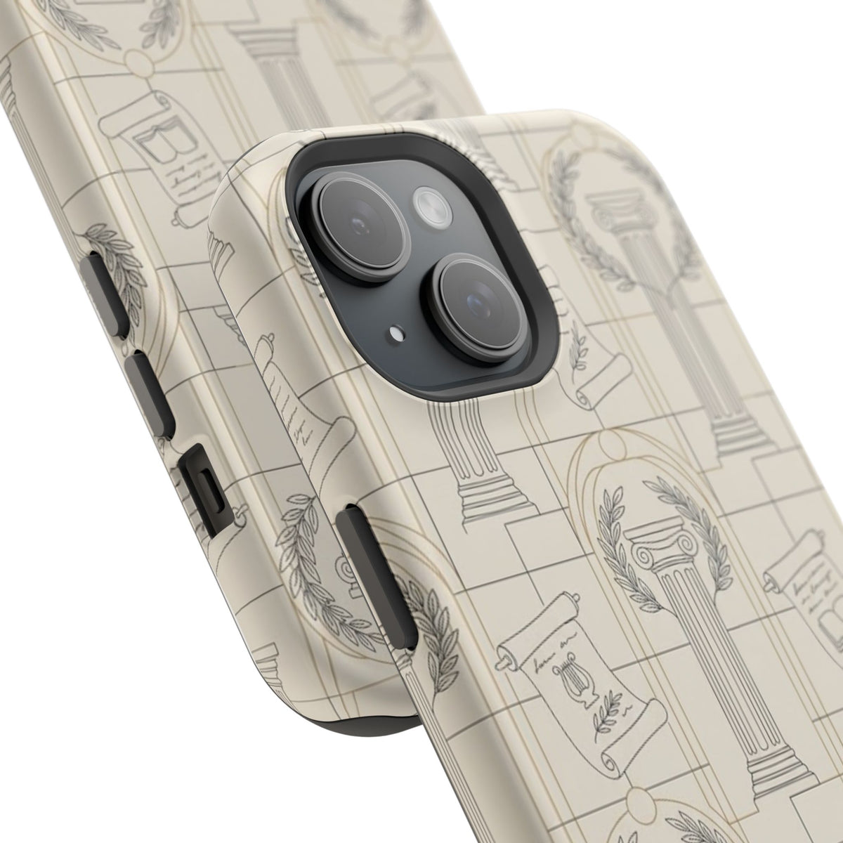 Vintage Column & Laurel Pattern Phone Case