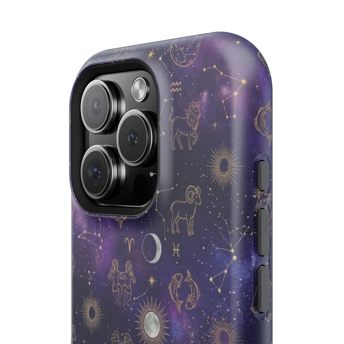 Zodiac Constellation & Moon Phases - Impact-Resistant Phone Case