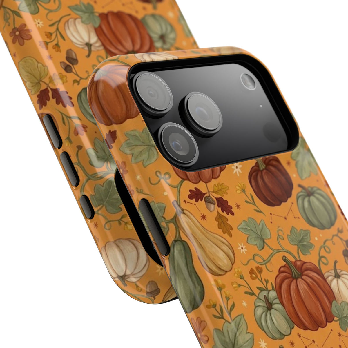 Autumn Pumpkin Pattern - Impact Resistant Phone Case