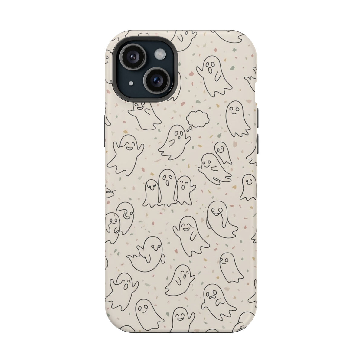 Cute Ghost Pattern - Impact Resistant Phone Case