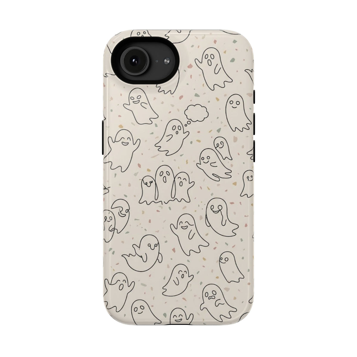 Cute Ghost Pattern - Impact Resistant Phone Case